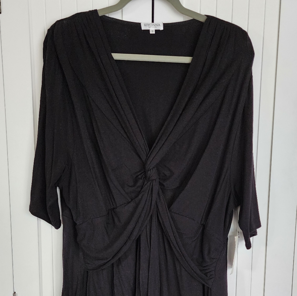 Kiyonna Plus Size Black top NWT Size 3